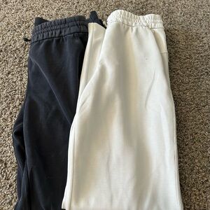 lululemon Black and White softstream sweat pants